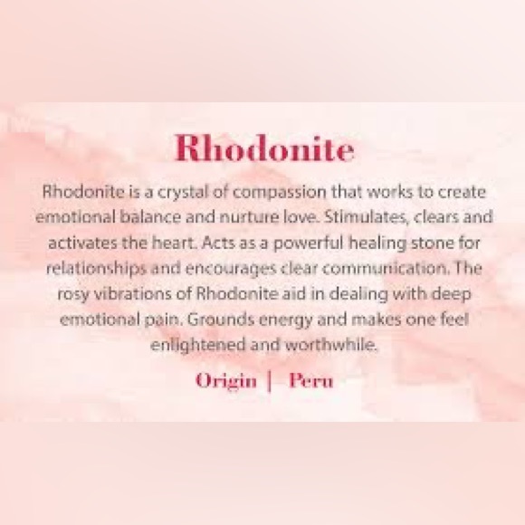 BOGO FREE Rose Quartz And Rhodonite Natural Stone Bracelet 💕 - Picture 4 of 5